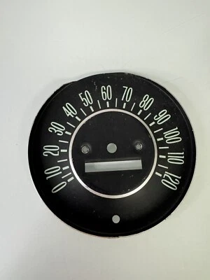 Placa frontal velocímetro Chevrolet II Nova 1962-1964 6406815 OEM 120 MPH  Foto 1 de 4