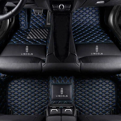 For Lincoln Car Floor Mats Waterproof Anti-slip Auto Liner Carpets All Models - Image 1 of 4
