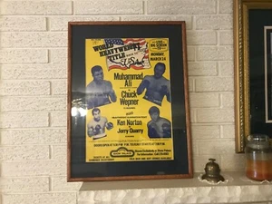 MUHAMMAD ALI WEPNER ORIGINAL FIGHT POSTER BROADSIDE Phoenix Show Palace1975  - Picture 1 of 9