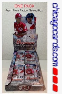 2018 Bowman Baseball HOBBY Pack Look4 Shohei Ohtani Acuna Juan Soto Gold AUTO - Picture 1 of 15