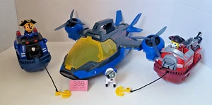 Paw Patrol Air Patroller Plane - Pirate Chase & Marshall + Robodog Figure 359 - Picture 1 of 6