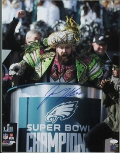 Foto firmata Jason Kelce SUPER BOWL CHAMPIONS RP 8X10 PHILADELPHIA EAGLES - Foto 1 di 1