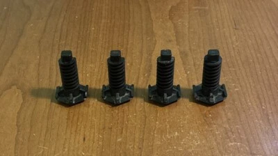 OEM Genuine GE Range Leveling Leg Foot Set 4, WB02X10521, WB2X10521, WB2T10036 - Image 1 of 3