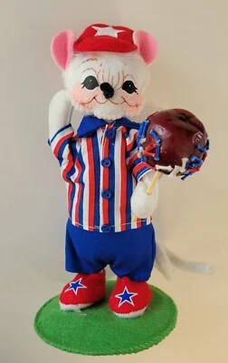 Muñeca patriótica Annalee 2020 Candy Apple Boy Mouse 260620 estadounidense 4 de julio nueva Foto 1 de 4