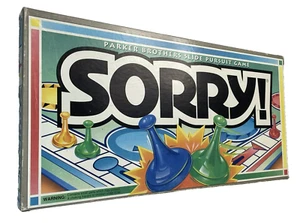 Sorry Board Game Parker Brothers Classic Complete 1992 Vintage - Picture 1 of 10