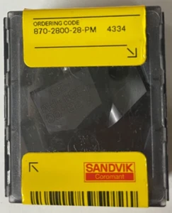 Sandvik Coromant Hartmetall austauschbarer Spitzenbohrer 807-2800-28-PM 4334 28 mm Durchmesser - Bild 1 von 5