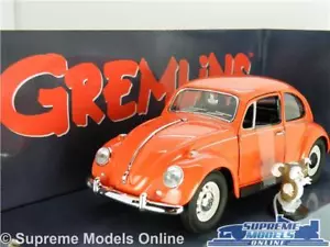 GREMLINS VOLKSWAGEN VW BEETLE CAR MODEL 1:24 SIZE LARGE FILM RED GREENLIGHT T3 - Picture 1 of 5