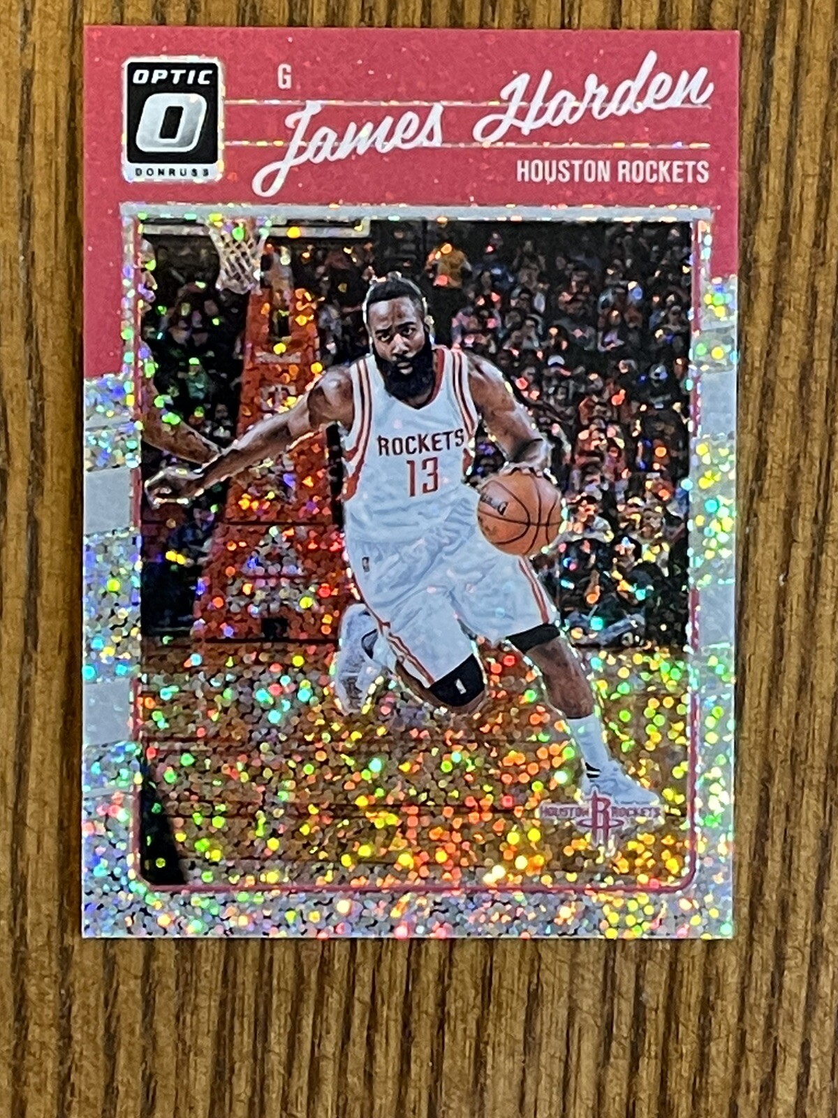 2016-19 Donruss Optic White Sparkle James Harden card #110