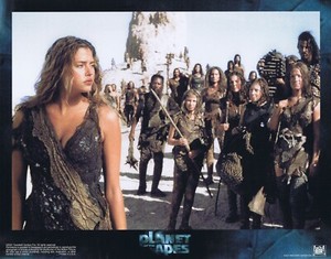 PLANET OF THE APES Original Lobby Card 8 Mark Wahlberg Tim Roth Tim Burton