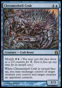Chromeshell Crab ~ Commander 2011 [ Excellent ] [ Magic MTG ] - Bild 1 von 1