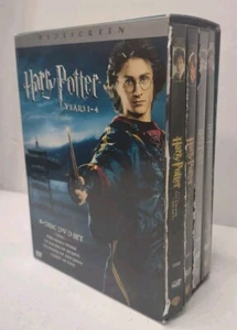 Harry Potter Years 1-4 DVD 8 Disc Box Set Widescreen Discs Excellent See Pics - Picture 1 of 16