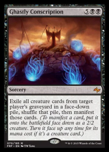 Ghastly Conscription ~ Moderately Played Fate Reforged MTG Magic UltimateMTG Bla - Image 1 of 1