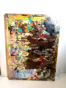MUSK YAI 12x16 Abstract Acrylic Painting On Canvas  - Picture 1 of 4