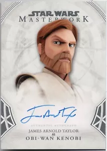 Star Wars Masterwork 2018, James Taylor (Obi-Wan-Kenobi) Autograph Card A-JAT - Picture 1 of 2