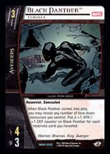 VS System: Black Panther, T'Challa [Played] Marvel The Avengers TCG CCG Classic 
