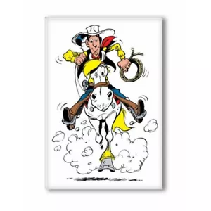 MAGNET LUCKY LUKE AU GALOP - Picture 1 of 1
