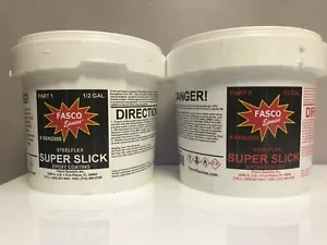 FASCO STEELFLEX SUPER SLICK EPOXY COATING 1 Gallon kit p/n 9XN2000 w/ Pigment - Picture 1 of 8