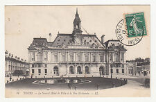 *** Tours - Le Nouvel Hôtel de Ville et la Rue Nationale *** 1911 - CPA 1235