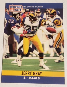 1990 NFL Pro Set #166 Jerry Gray S Los Angeles Rams ***40% OFF 2 or MORE - Picture 1 of 2