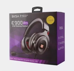 EKSA E900 Pro Virtual 7.1 Surround Sound Gaming Headset Led USB/3.5mm Wired Head - Picture 1 of 4