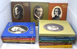 Vtg Set Of 13 Great Men Of Music Cassettes Classical Time Life Sealed/Unsealed - Picture 1 of 7