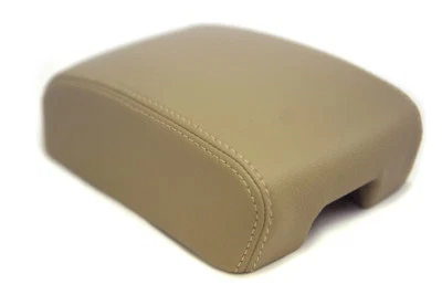Se adapta a 00-06 Nissan Sentra reposabrazos de cuero sintético cubierta de consola central beige Foto 1 de 2