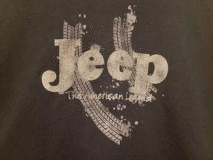 Steve & Barry's Tee JEEP Men's Size XL Black S/S T-shirt American Legend EUC - Picture 1 of 4