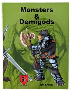 TRG Monsters & Demigods Dungeons & Dragons 5E Compatible Monstrous Manual - Picture 1 of 9