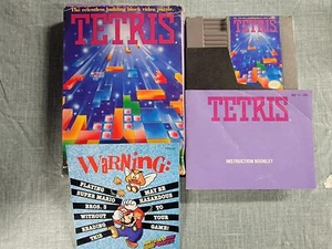 Tetris NES Nintendo 1989 komplett im Karton CIB authentisch selten sauber getestet - Bild 1 von 1