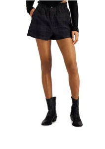 Tinseltown karierte schwarze Pull-On Shorts Gr. 31/13 neu mit Etikett - Bild 1 von 3