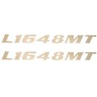 Lowe Boat Brand Decal 1823534 | L 1648 MT Ivory 12 1/2 Inch (Pair)