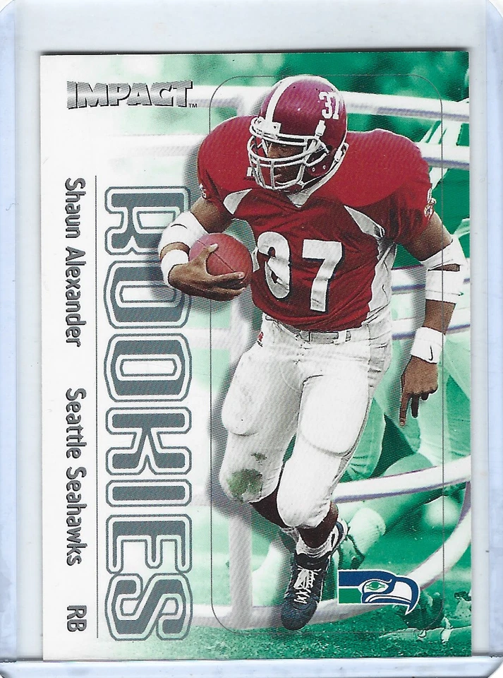 2000 Skybox Impact Shaun Alexander Rookie Card #173 - Image 1 of 1