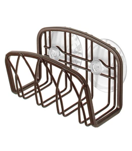 Spectrum Bronze Twist Suction Sink Sponge Holder - Picture 1 of 2