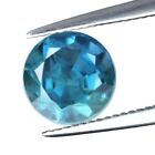 Unique Certified 0.57Ct Natural Teal Sapphire Vs Clarity 4.4Mm  Madagascar Round