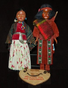 Vintage Puppen von Cherokees 2er Set 70er Jahre - Bild 1 von 9