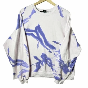 Sudadera Wild Fable púrpura teñida con corbata manga larga para mujer talla XXL  - Imagen 1 de 10