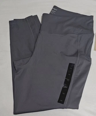 Pantalones XXL Banana Republic para mujer gris tiro alto longitud corta legging bolsillo ~ Nuevos Foto 1 de 4