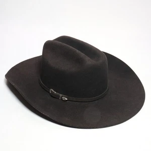 Sombrero de Vaquero Cody James Fieltro Lana Negro Para Hombre Talla 7 1/2 EE. UU. Western Rodeo Informal - Imagen 1 de 9
