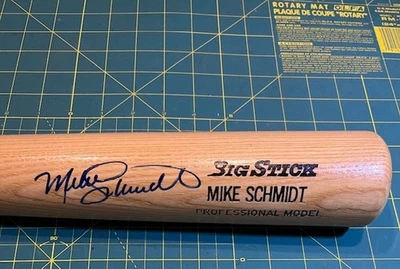 Mike Schmidt Signed Adirondack Baseball Bat JSA CF69013 - Free Ship - Image 1 of 4