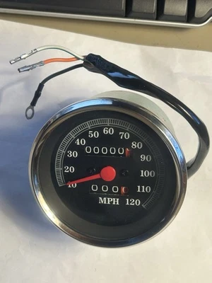 Harley Davidson Speedometer 2:1 w/Auto Release T/Signal 85-up FX OEM 67020-85 - Image 1 of 4