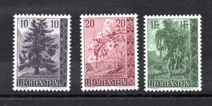 Liechtenstein 1957 set trees/Wood/Baume (Michel 357/59) nice MNH - Picture 1 of 2