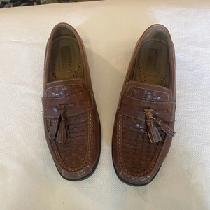 HERREN DOCKERS BRAUN LEDER HALBSCHUHE SCHUHE GRÖSSE 9,5 - Bild 1 von 5