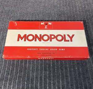 Vintage John Waddington London and Leeds British Monopoly Board Game COMPLETE - Picture 1 of 9