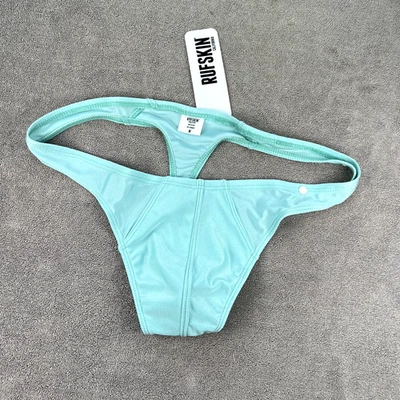 Rufskin Hombres Azul Claro Soren Natación T-back Tanga Tanga Tanga Traje de Baño Talla M L Foto 1 de 4