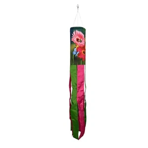 Briarwood Lane Garden Gerber Daisies Windsock Wind Twister - Picture 1 of 2