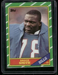 Bruce Smith 1986 Topps Football Rookie Card #389 Buffalo Bills - Bild 1 von 2