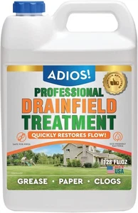 Enzyme Drain Field Cleaner and Treatment for Septic Tanks, Gallon (128 Ounce)  - Picture 1 of 7