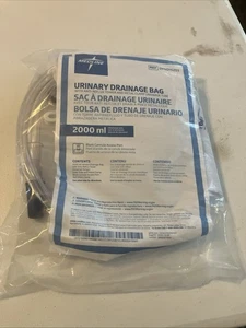 Bolsa de drenaje urinario Medline 2000 ml torre antirreflujo - DYND15203 - NUEVO SELLADO - Imagen 1 de 3