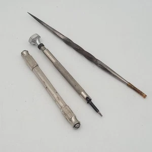 Dixon Lot Pin Vise Watchmakers Tools Vintage Jewelry Device Mini Metalsmith Mix - Picture 1 of 9