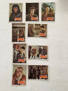 Planet Of The Apes - Topps 1975 - 9 Colour Card Job Lot - Picture 1 of 1